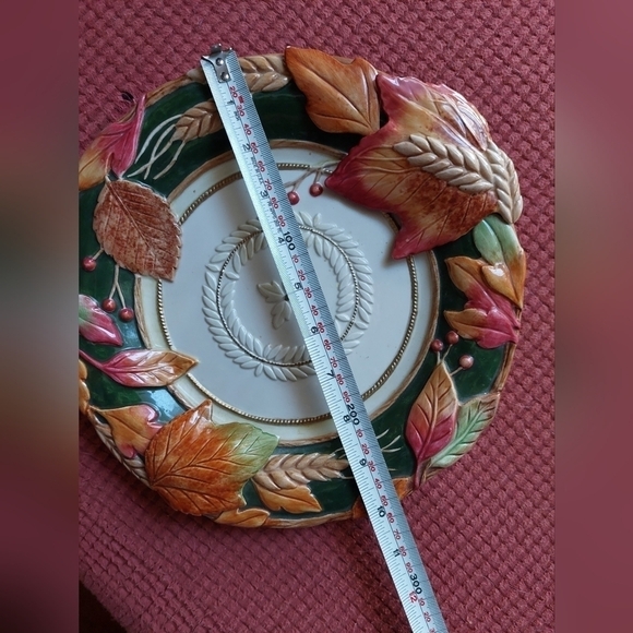 Vintage 90s Fitz & Floyd Huntington Classics Decorative Handcrafted Plate - Picture 4 of 4